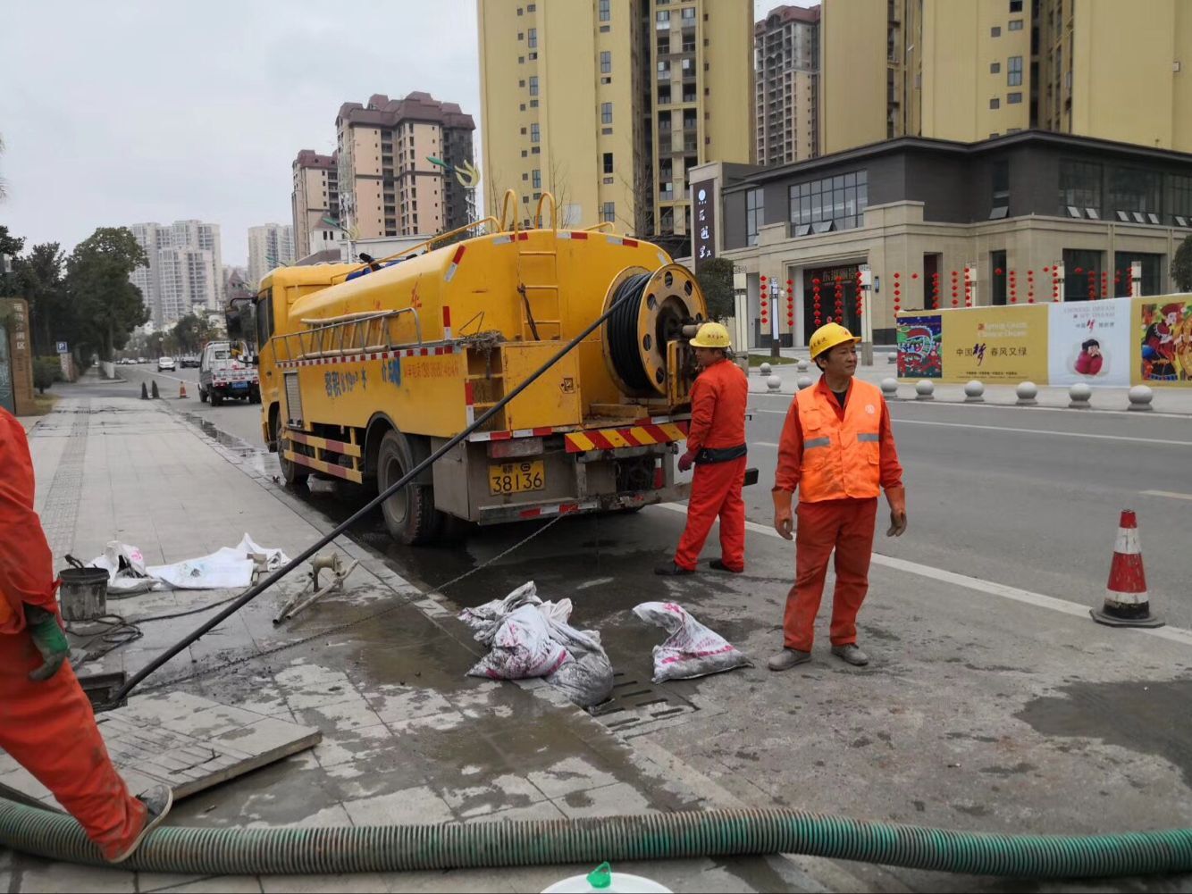 蔚县排污管道清淤-管道清洗